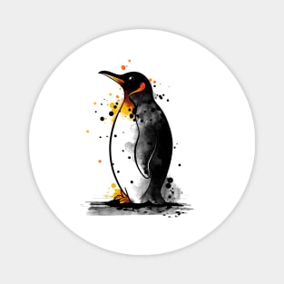 penguin watercolor Magnet